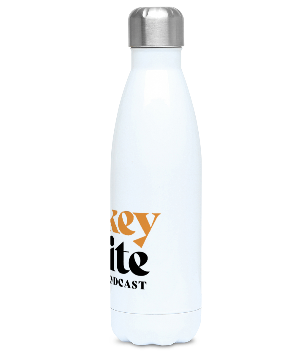 Whiskey n White Stainless Steel Water Bottle